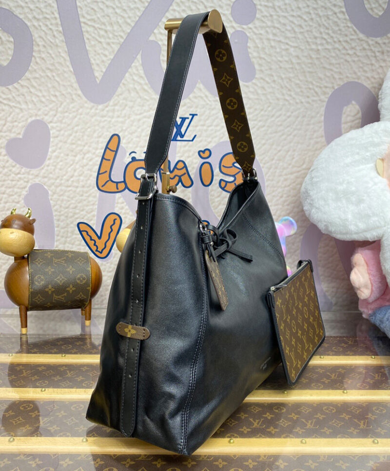 Louis Vuitton CarryAll Dark MM M25143 Black